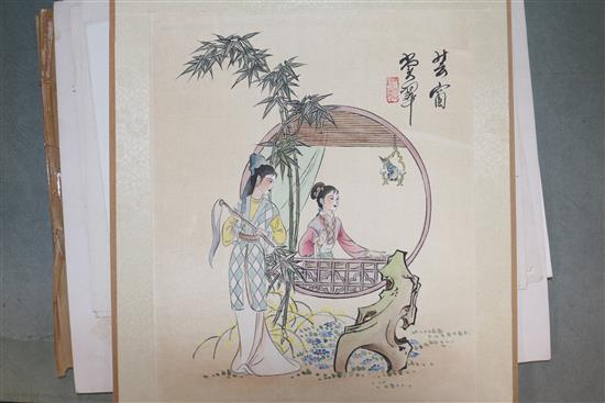 A folio of Japanese prints